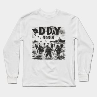 D Day 2024 Vintage Long Sleeve T-Shirt